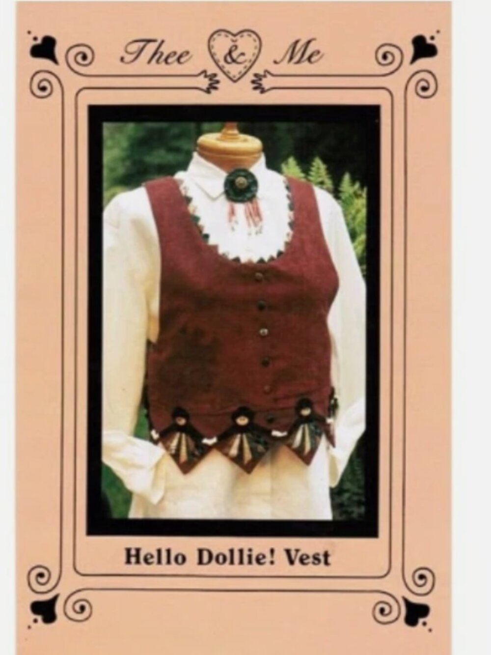 5/$15 Pullover Vest Pattern Hello Dollie Thee and Me Sz 6 to 20 Uncut FF Sewing